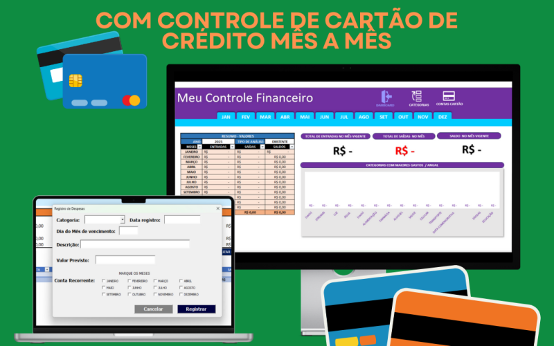 Planilha de Gastos com Cartão de Crédito: Como Evitar Surpresas no Fim do Mês